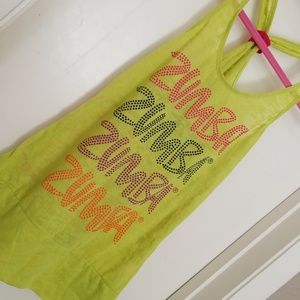 Zumba Happy Instructor bubble tank top